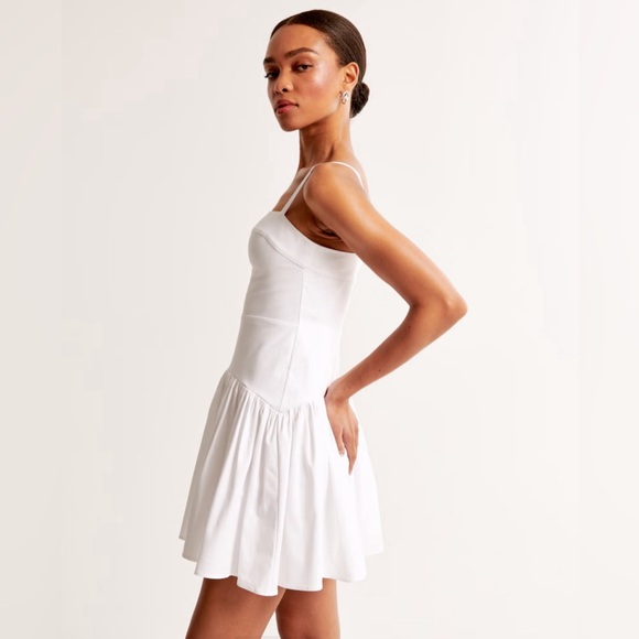 Abercrombie Drop Waist Mini Dress - Picture 2 of 9